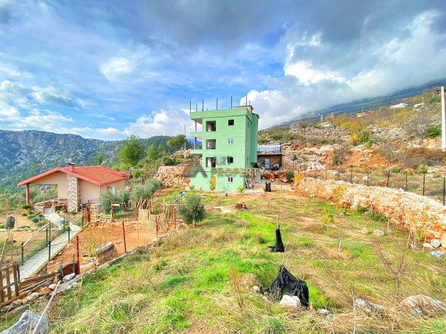 Отдельностоящий трехэтажный дом в Аланье с садом и видом на море и горы, 922 м2 - Ракурс 3