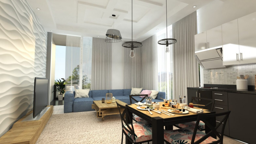 Новый проект на этапе строительства в Кестеле! Рассрочка платежа! - Ракурс 13