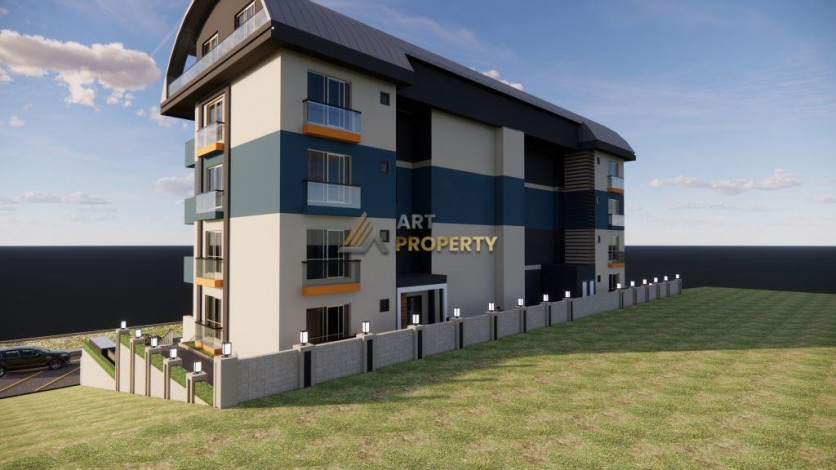 Квартиры 1+1 на этапе строительства в Махмутларе, 55 м2 - Ракурс 5