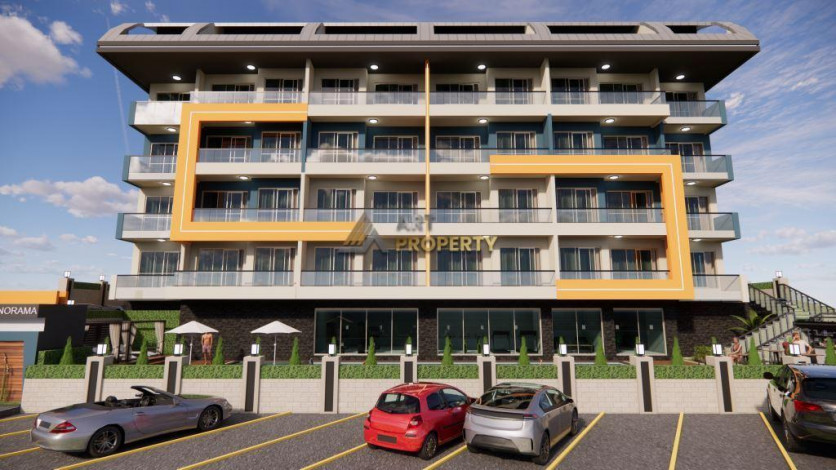 Квартиры 1+1 на этапе строительства в Махмутларе, 55 м2 - Ракурс 25