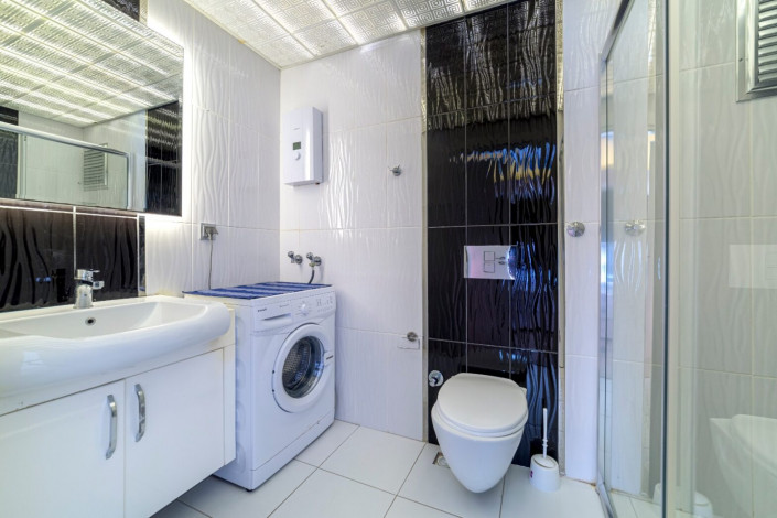 Меблированная двухкомнатная квартира в Махмутлар Алания, 55м - Ракурс 10