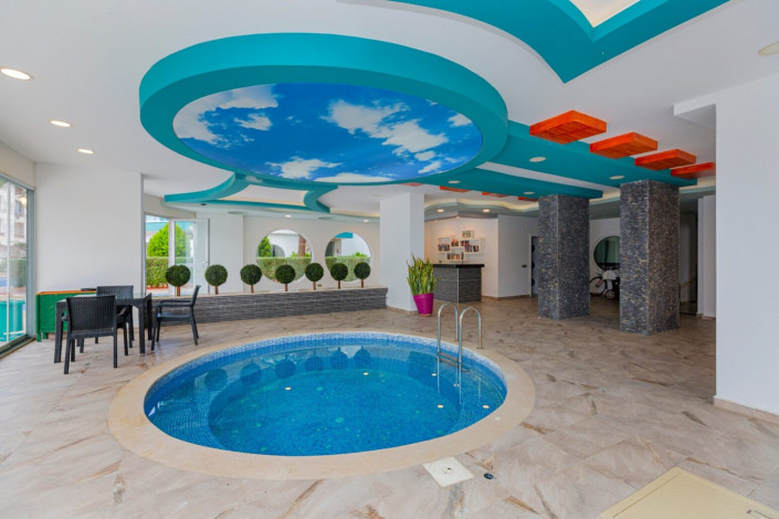 Меблированная двухкомнатная квартира в Махмутлар Алания, 55м - Ракурс 12