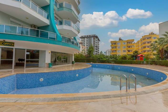 Меблированная двухкомнатная квартира в Махмутлар Алания, 55м - Ракурс 14