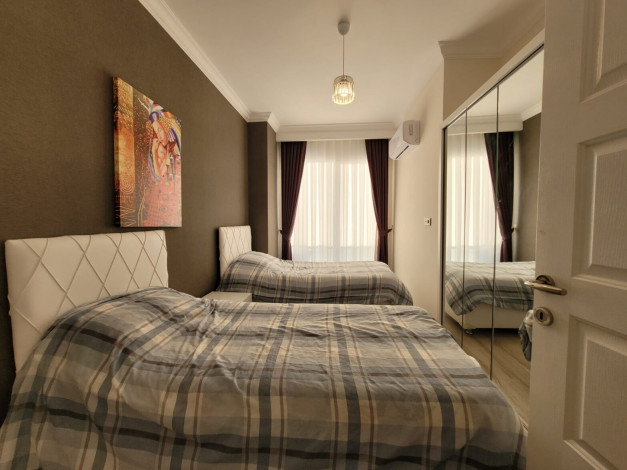 Трехкомнатная квартира в комплексе с хорошей инфраструктурой в Махмутлар, 115 м2 - Ракурс 11