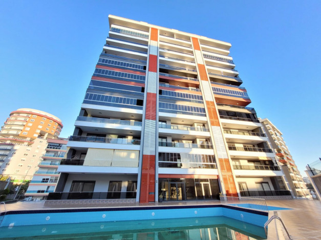 Трехкомнатная квартира в комплексе с хорошей инфраструктурой в Махмутлар, 115 м2 - Ракурс 28