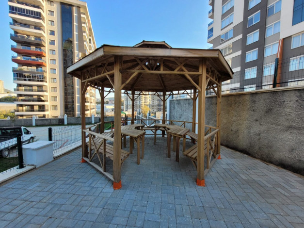 Трехкомнатная квартира в комплексе с хорошей инфраструктурой в Махмутлар, 115 м2 - Ракурс 30