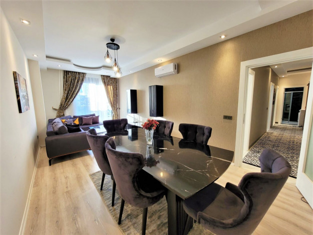 Трехкомнатная квартира в комплексе с хорошей инфраструктурой в Махмутлар, 115 м2 - Ракурс 32