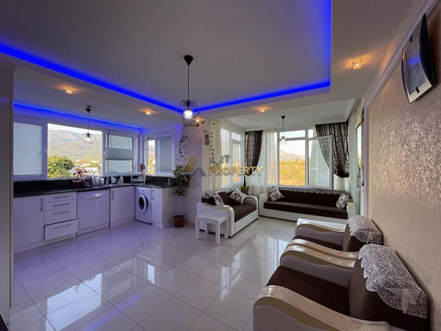 Меблированная уютная трехкомнатная квартира в районе Тосмур, 90 м2 - Ракурс 4