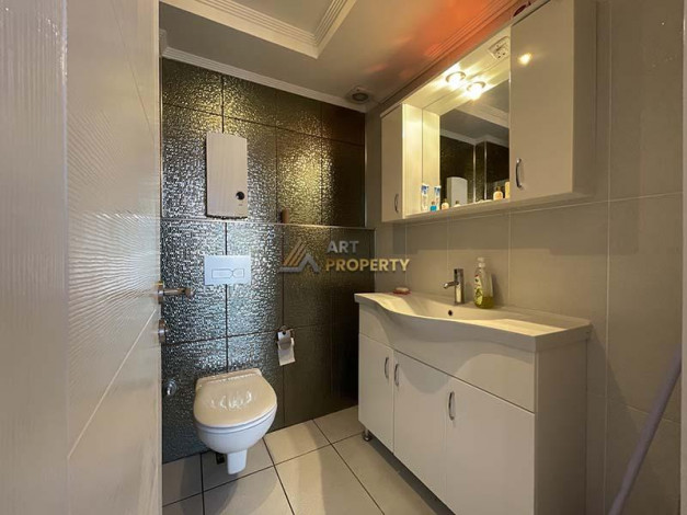 Меблированная уютная трехкомнатная квартира в районе Тосмур, 90 м2 - Ракурс 16