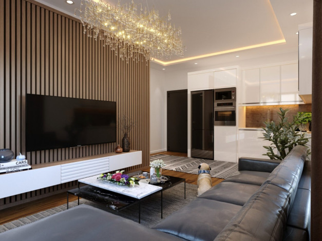 Квартиры с видом на море в новом доме района Кестель, 55-165 м2 - Ракурс 6