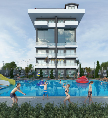 Квартиры с видом на море в новом доме района Кестель, 55-165 м2 - Ракурс 8