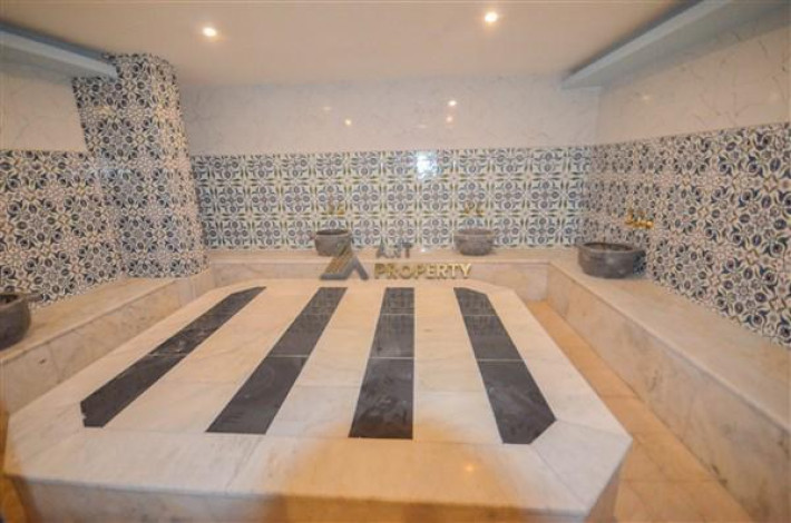 Трехкомнатная квартира в 100 метрах от моря с видом на Торосские горы в районе Махмутлар, 120 м2 - Ракурс 5