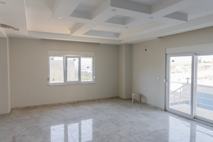 Вилла планировки 3+1 с собственным бассейном в Каргыджаке, 130 м2 - Ракурс 28