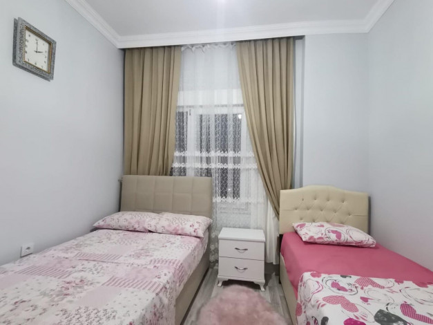 Трехкомнатная квартира в 100 метрах от моря с видом на Торосские горы в районе Махмутлар, 120 м2 - Ракурс 13