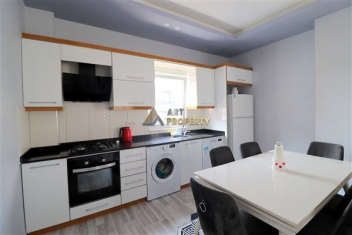 Трехкомнатная квартира в 100 метрах от моря с видом на Торосские горы в районе Махмутлар, 120 м2 - Ракурс 14