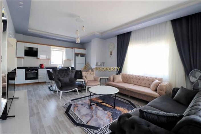 Трехкомнатная квартира в 100 метрах от моря с видом на Торосские горы в районе Махмутлар, 120 м2 - Ракурс 16