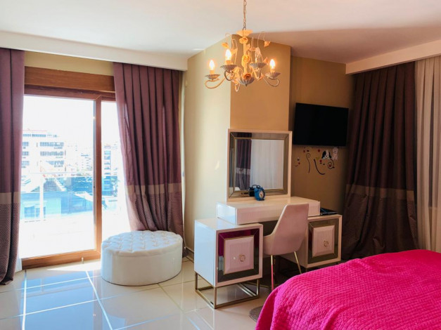 Двухуровневый пентхаус 4+1 с видом на море и горы, 215 м2 - Ракурс 9