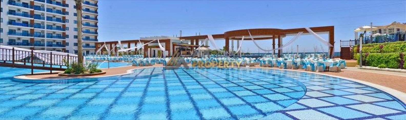 Трехкомнатная квартира в шикарном комплексе в районе Махмутлар, 126 м2 - Ракурс 31