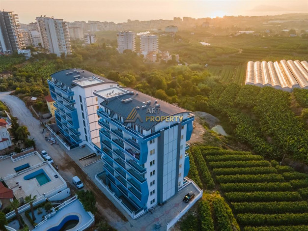 Двухуровневая квартира 2+1 в новостройке в тихом месте Махмутлара, 100 м2 - Ракурс 33