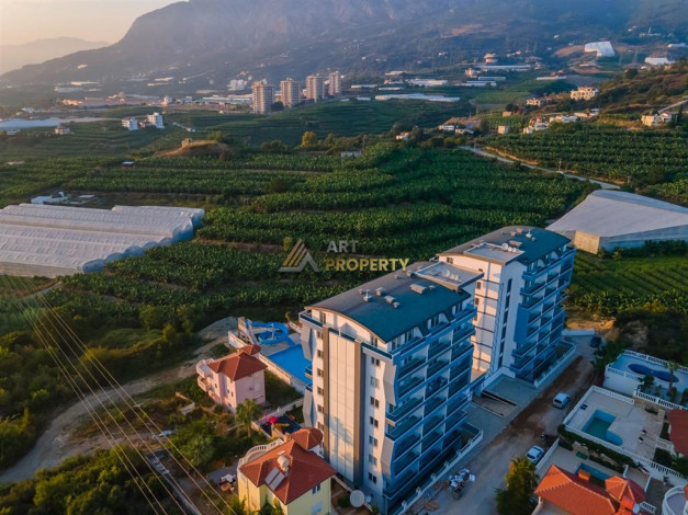 Двухуровневая квартира 2+1 в новостройке в тихом месте Махмутлара, 100 м2 - Ракурс 36