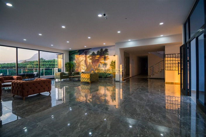 Двухуровневая квартира 2+1 в новостройке в тихом месте Махмутлара, 100 м2 - Ракурс 52