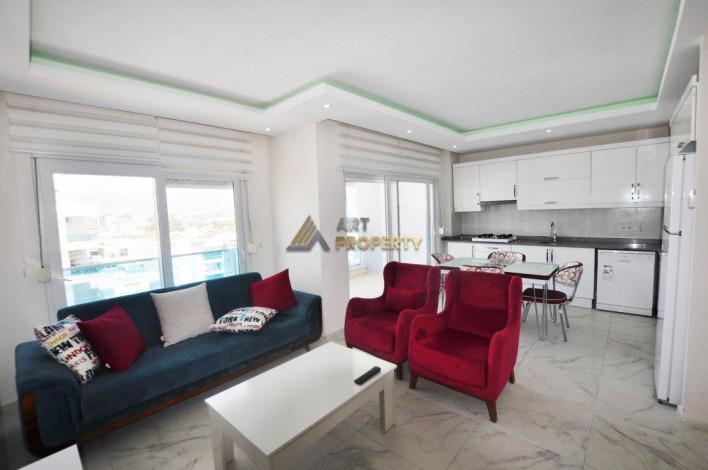 Двухуровневая квартира 2+1 с мебелью в самом центре Махмутлара, 120 м2 - Ракурс 3