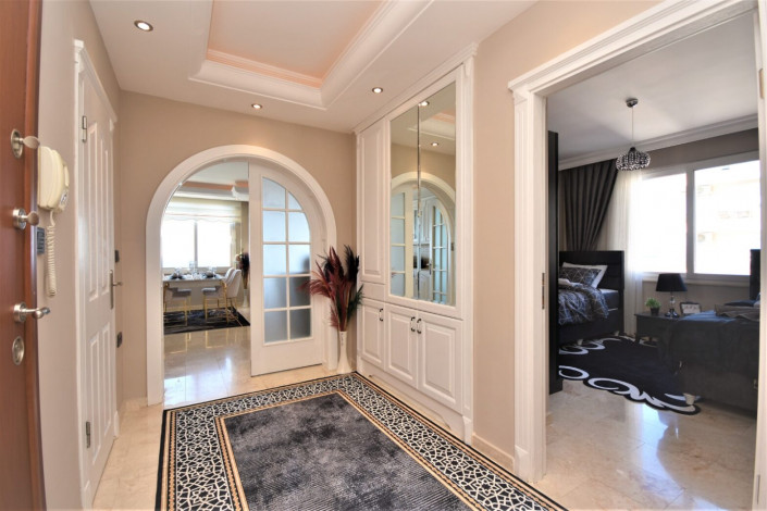 Шикарная трехкомнатная квартира на первой берегой линии, Махмутлар 140м - Ракурс 8