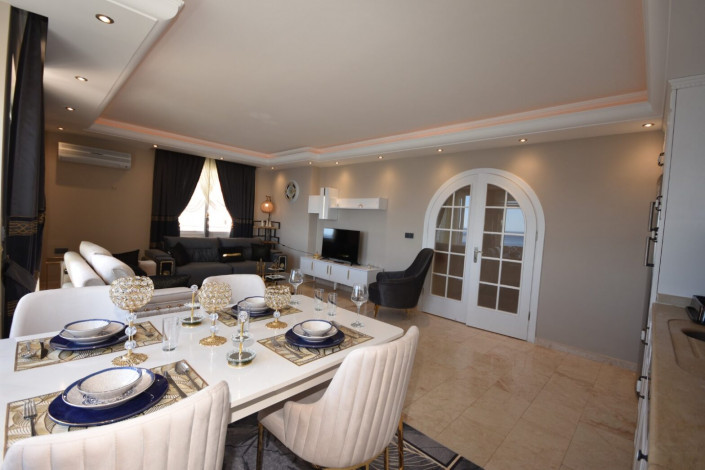 Шикарная трехкомнатная квартира на первой берегой линии, Махмутлар 140м - Ракурс 9