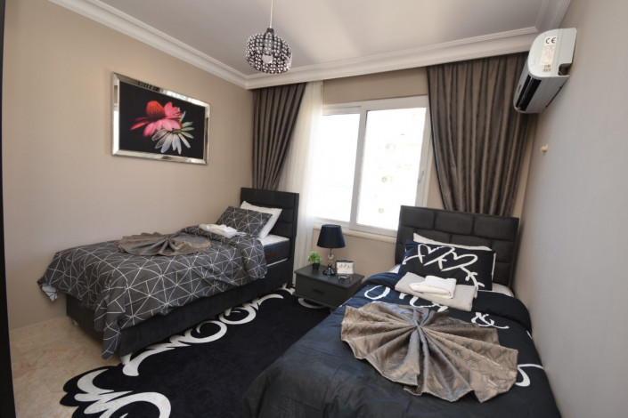 Шикарная трехкомнатная квартира на первой берегой линии, Махмутлар 140м - Ракурс 12