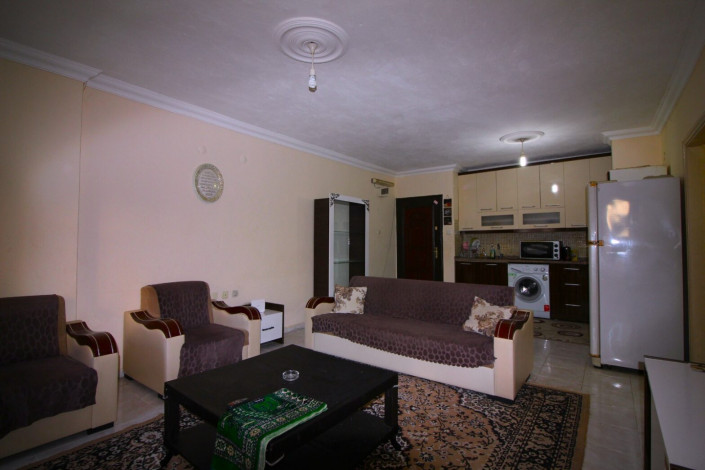 Просторная меблированная трехкомнатная квартира в пешей доступности от моря в районе Махмутлар, 110 м2 - Ракурс 5