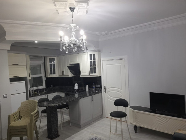 Трехкомнатная квартира с мебелью в районе крепости Алании, 80 м2 - Ракурс 8