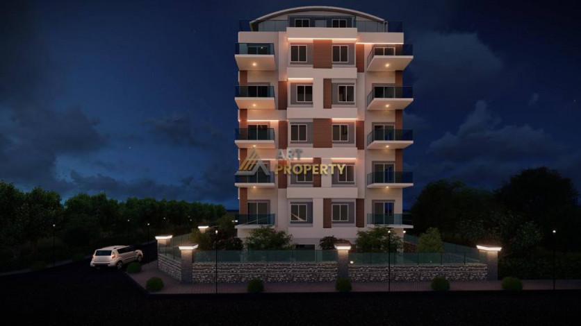 Апартаменты от застройщика по выгодной стоимости на одном из лучших песчанных пляжей Инджекум, Авсаллар - Ракурс 8