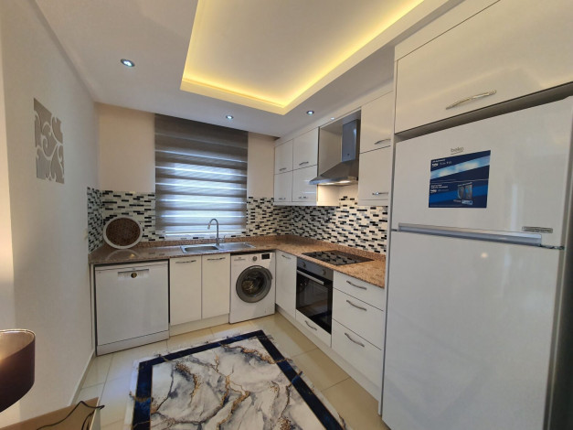 Квартира 2+1 в 200 метрах от моря с новой мебелью в Обе, 110 м2 - Ракурс 14