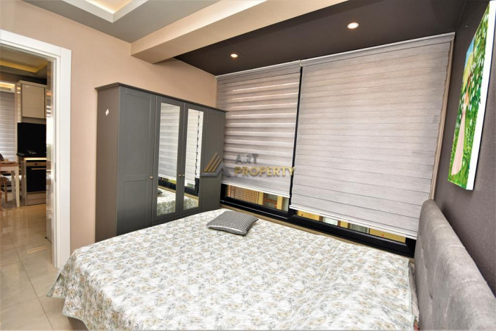 Двухкомнатная квартира в новостройке с мебелью в центре Алании, 60 м2 - Ракурс 9