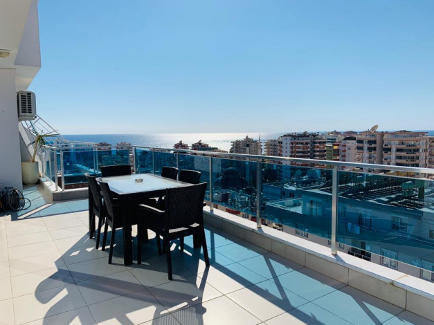 Двухуровневый пентхаус 4+1 с видом на море и горы, 215 м2 - Ракурс 22