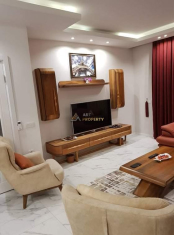 Двухкомнатная квартира 1+1 с видом на море в комплексе с инфраструктурой, 65 м2 - Ракурс 12