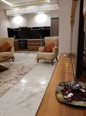 Двухкомнатная квартира 1+1 с видом на море в комплексе с инфраструктурой, 65 м2 - Ракурс 20