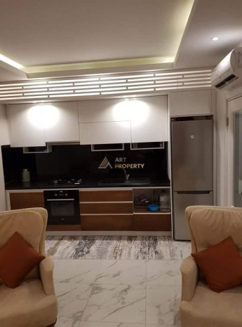 Двухкомнатная квартира 1+1 с видом на море в комплексе с инфраструктурой, 65 м2 - Ракурс 22