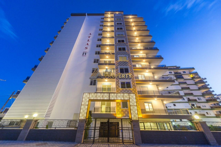 Двухкомнатная квартира 1+1 с видом на море в комплексе с инфраструктурой, 65 м2 - Ракурс 29