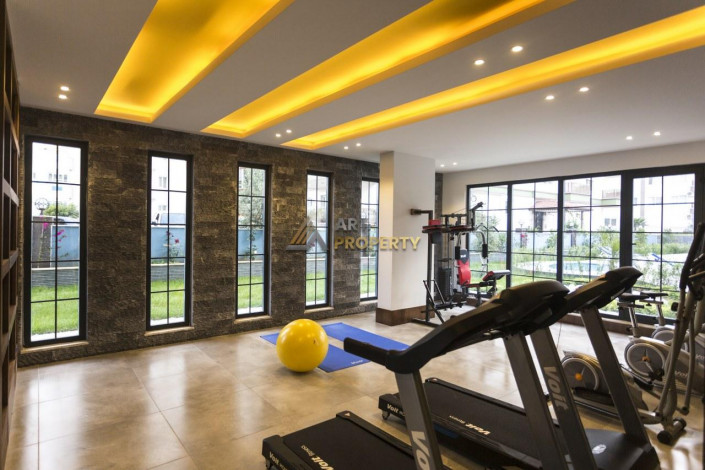 Двухкомнатная квартира 1+1 с видом на море в комплексе с инфраструктурой, 65 м2 - Ракурс 34