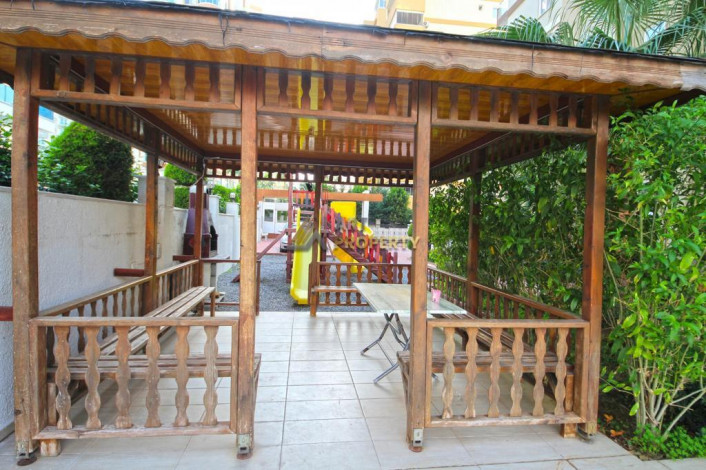 Двухкомнатная квартира на высоком этаже с частичным видом на море в Махмутлар, 70 м2 - Ракурс 11