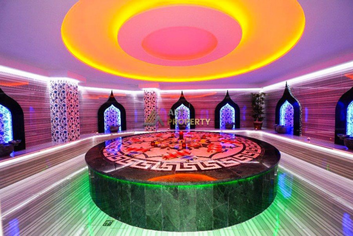 Трехкомнатная меблированная квартира в комплексе с хорошей инфраструктурой, Махмутлар 125 м2 - Ракурс 2