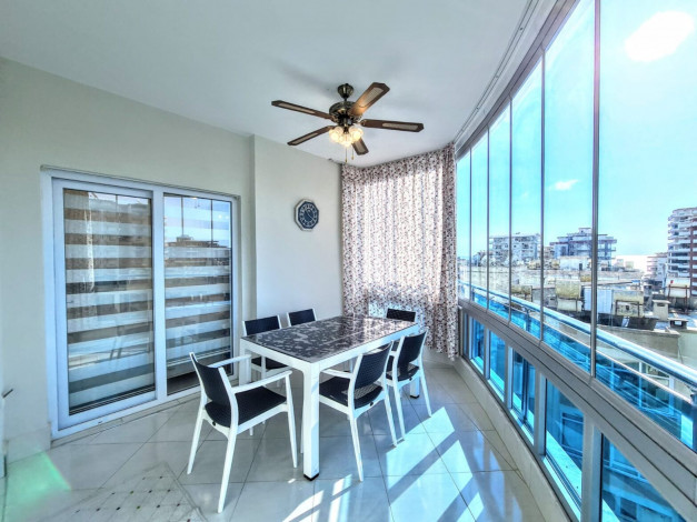 Трехкомнатная меблированная квартира в комплексе с хорошей инфраструктурой, Махмутлар 125 м2 - Ракурс 3