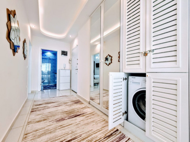 Трехкомнатная меблированная квартира в комплексе с хорошей инфраструктурой, Махмутлар 125 м2 - Ракурс 4