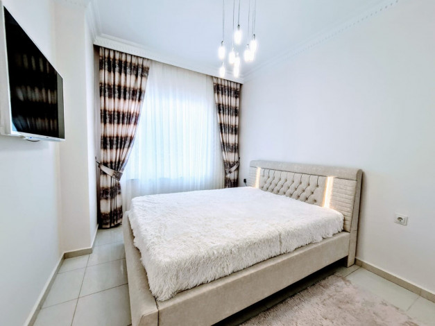 Трехкомнатная меблированная квартира в комплексе с хорошей инфраструктурой, Махмутлар 125 м2 - Ракурс 8