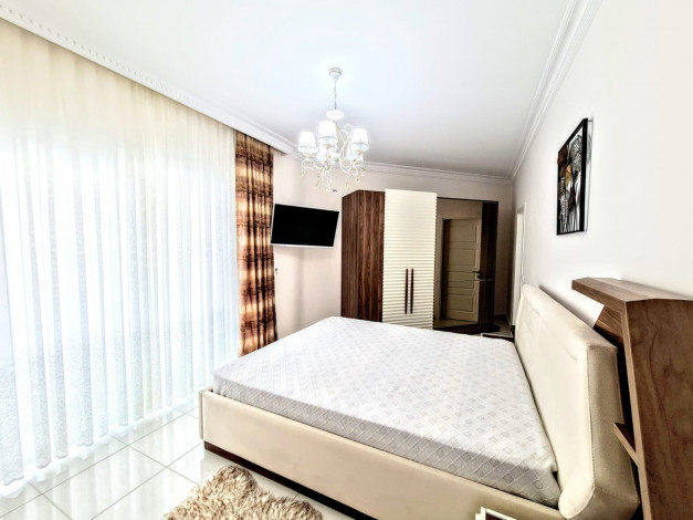 Трехкомнатная меблированная квартира в комплексе с хорошей инфраструктурой, Махмутлар 125 м2 - Ракурс 9