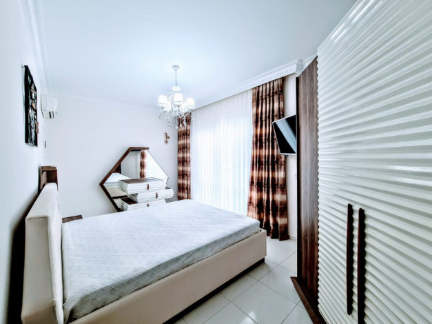 Трехкомнатная меблированная квартира в комплексе с хорошей инфраструктурой, Махмутлар 125 м2 - Ракурс 20