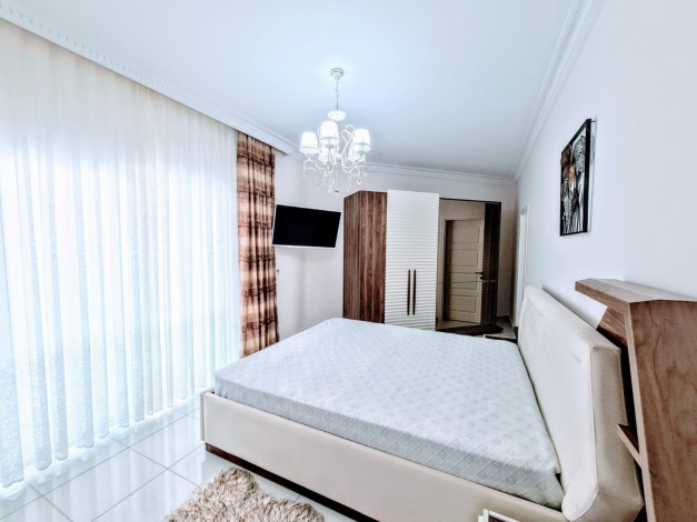 Трехкомнатная меблированная квартира в комплексе с хорошей инфраструктурой, Махмутлар 125 м2 - Ракурс 25