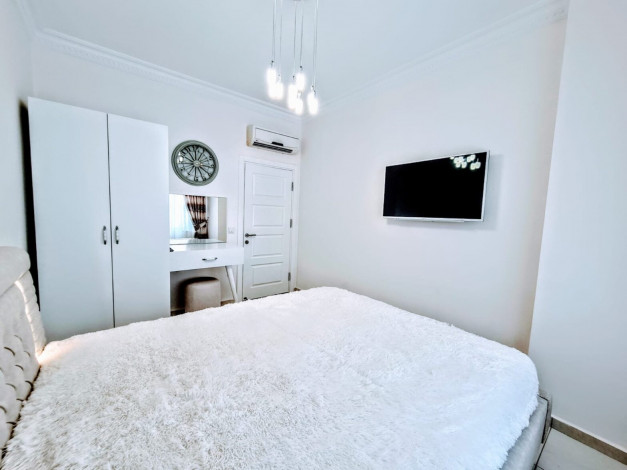 Трехкомнатная меблированная квартира в комплексе с хорошей инфраструктурой, Махмутлар 125 м2 - Ракурс 31