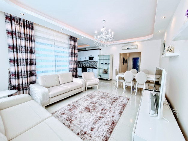 Трехкомнатная меблированная квартира в комплексе с хорошей инфраструктурой, Махмутлар 125 м2 - Ракурс 33